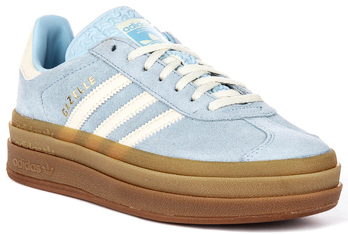 Adidas Gazelle Bold W In Blue White For Women