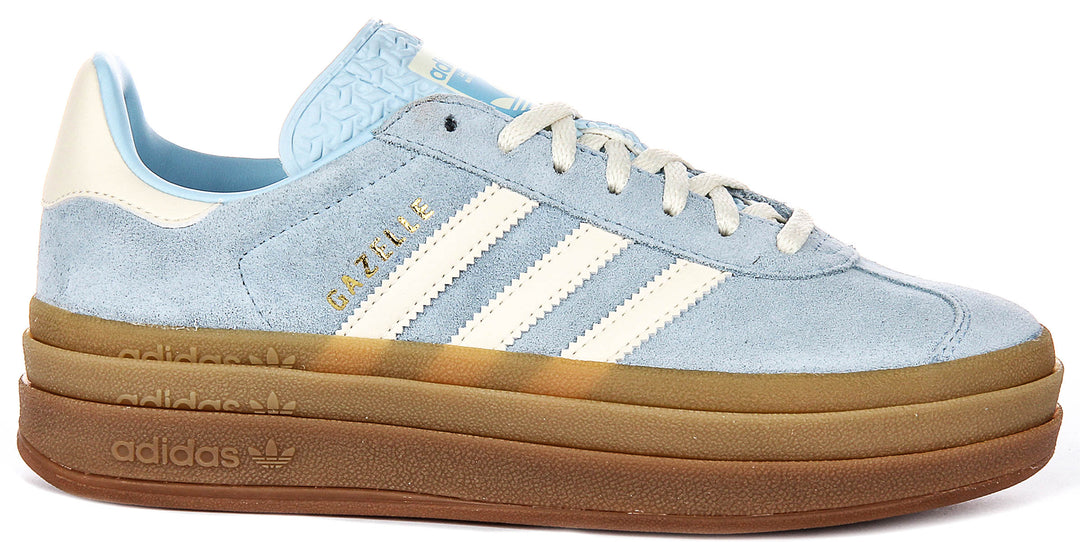 Adidas Gazelle Bold W In Blue White For Women