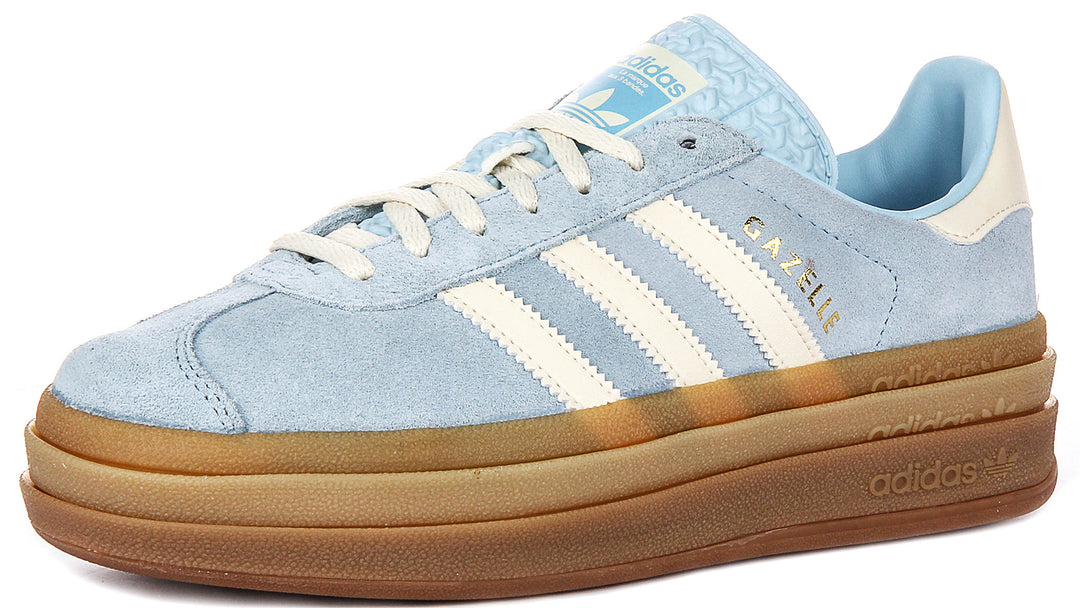 Adidas Gazelle Bold W In Blue White For Women