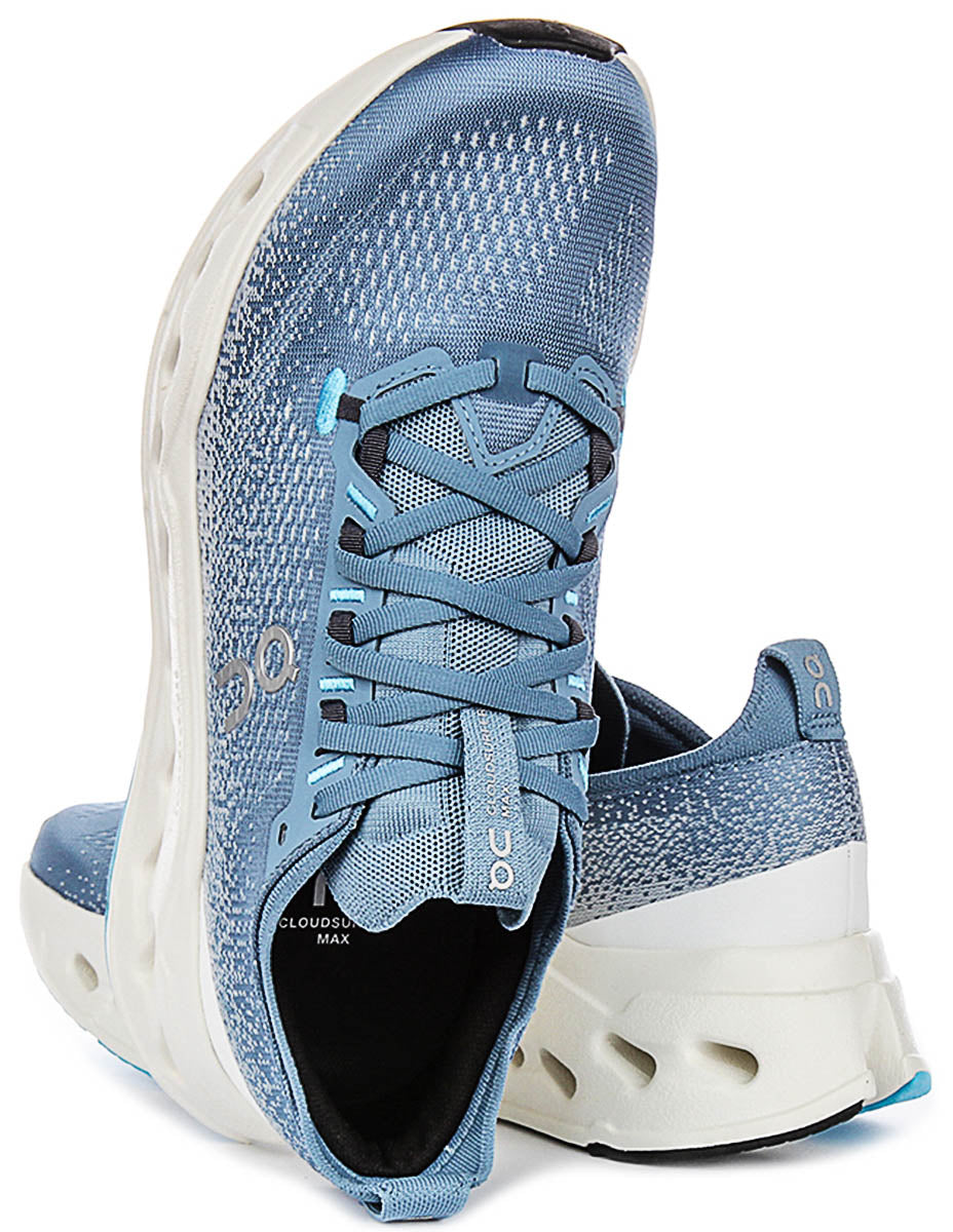 On Running Cloudsurfer Max In Blue White For Men