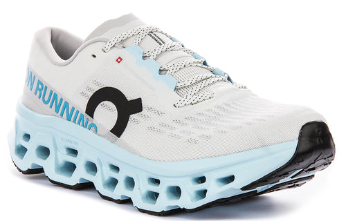 On Running Cloudmonster 3 In Blue White For Men