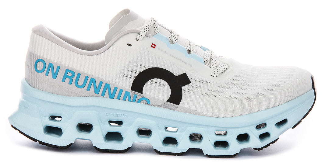On Running Cloudmonster 3 In Blue White For Men