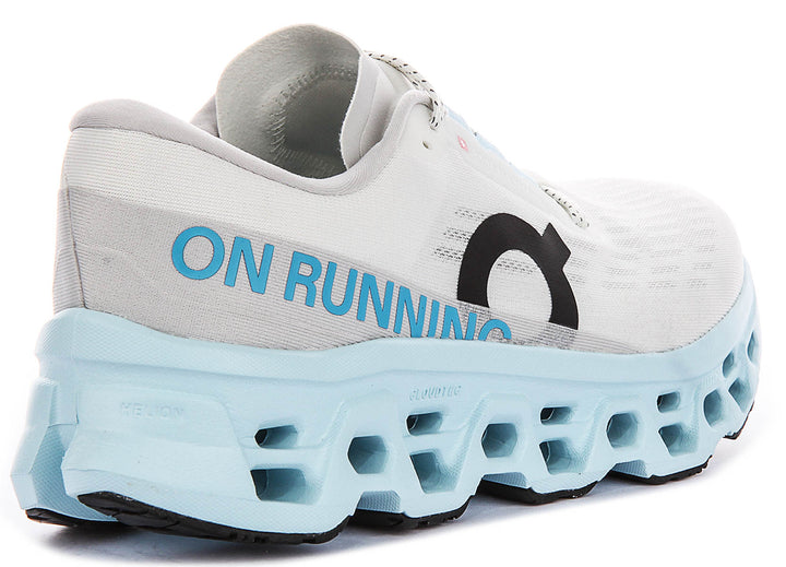 On Running Cloudmonster 3 In Blue White For Men