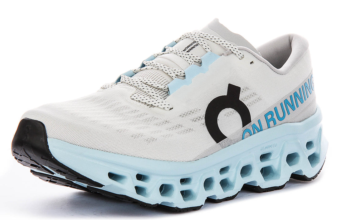 On Running Cloudmonster 3 In Blue White For Men