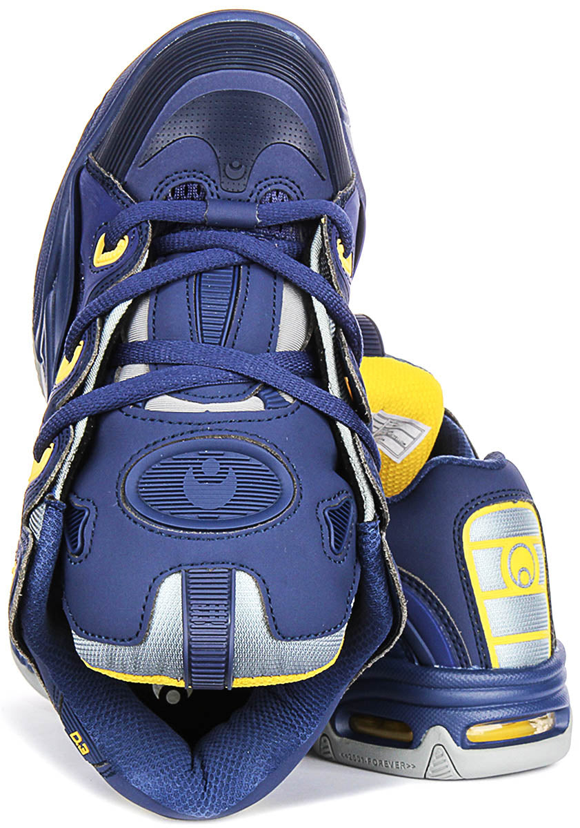 Osiris D3 2001 In Blue Yellow For Men