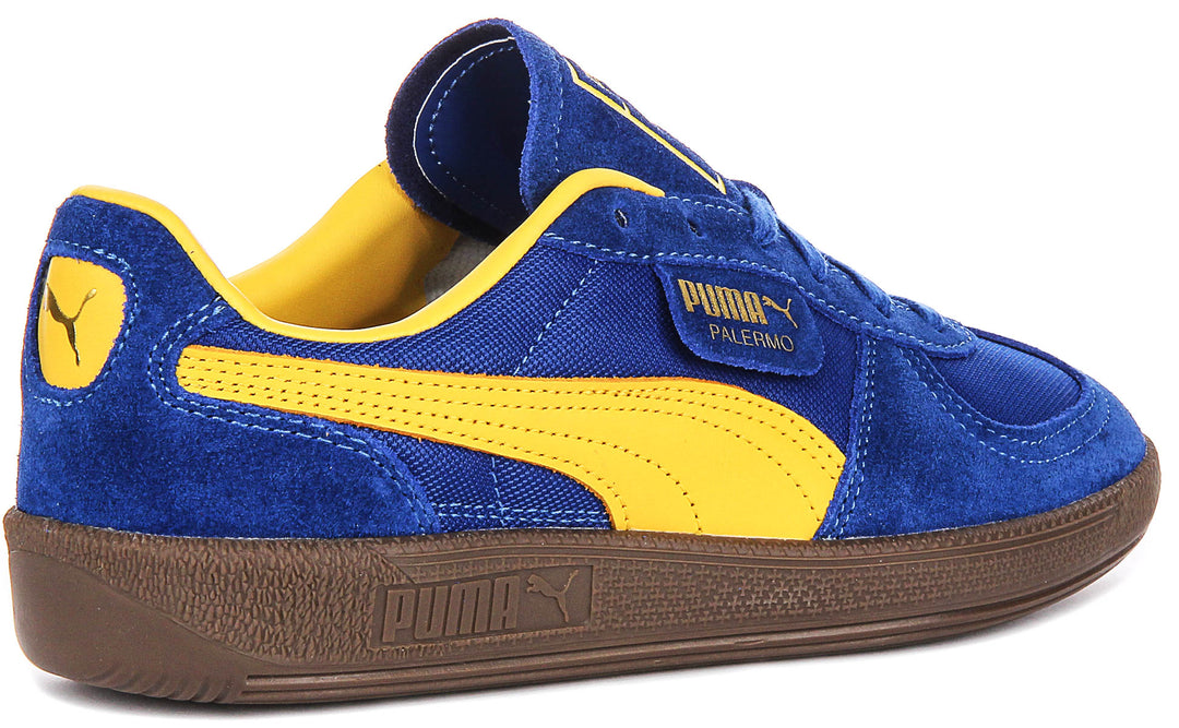 Puma Palermo Vintage In Blue Yellow