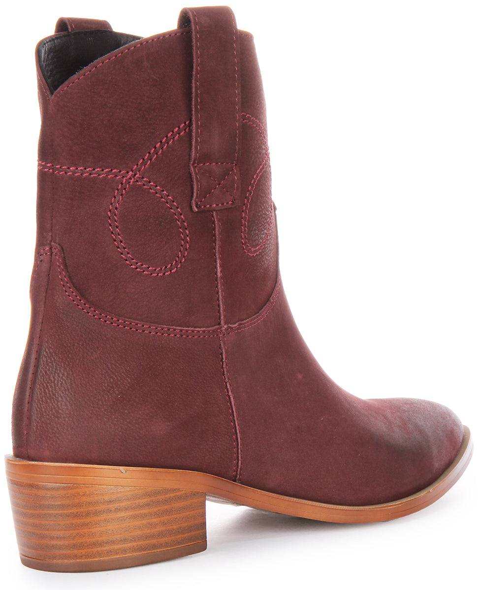 Justinreess England Ivy In Bordo For Women