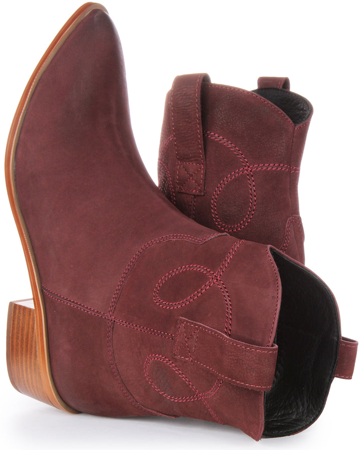 Justinreess England Ivy In Bordo For Women