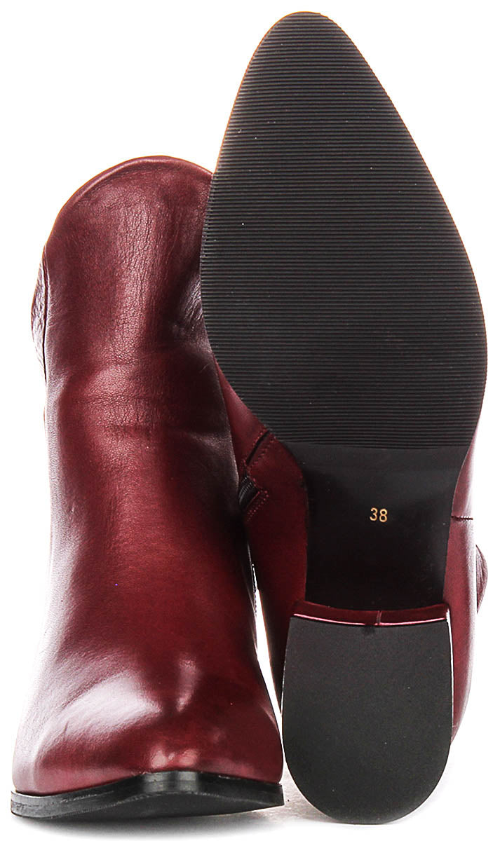 Justinreess England Bonny In Bordo For Women