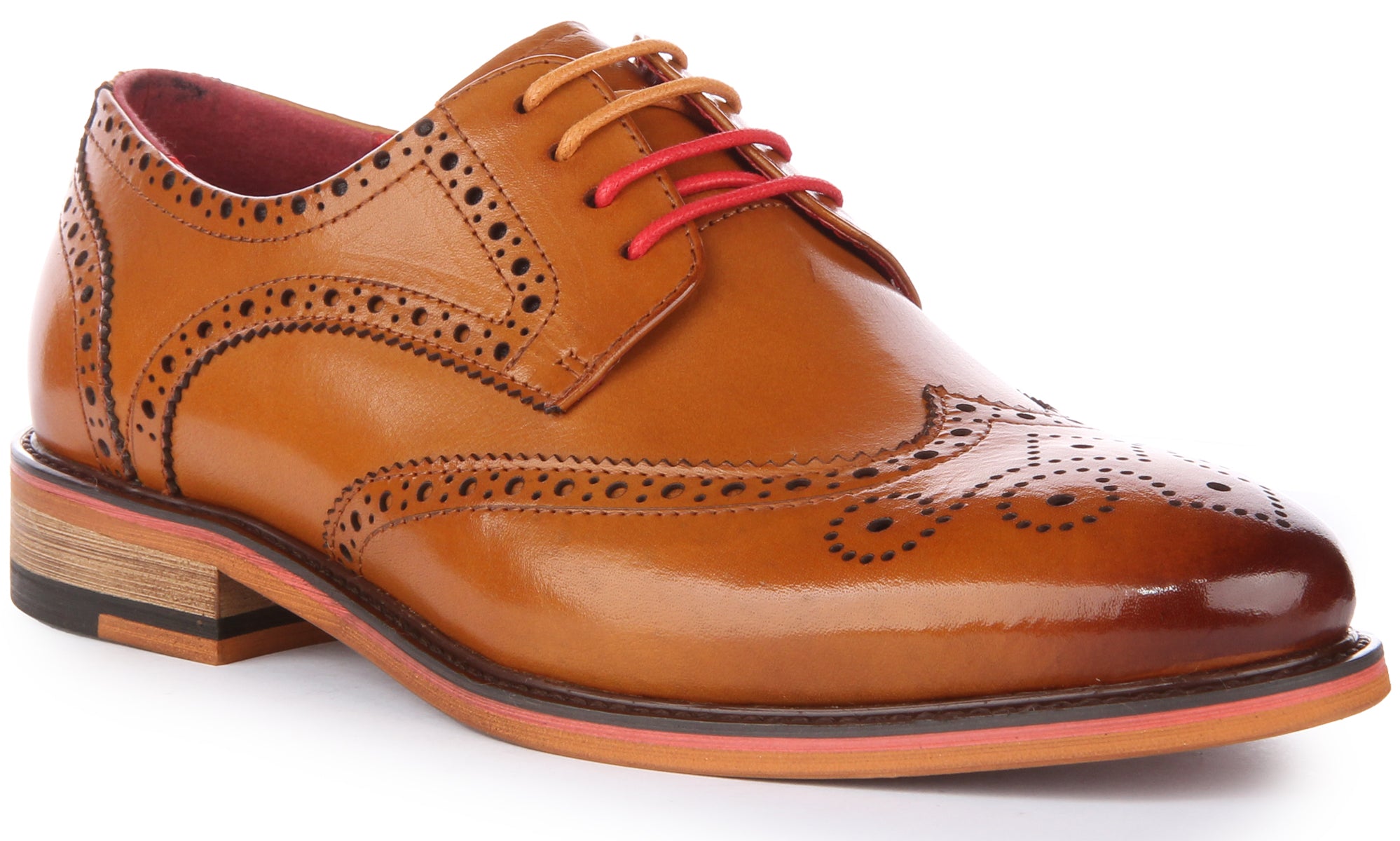 Womens 2025 tan brogues