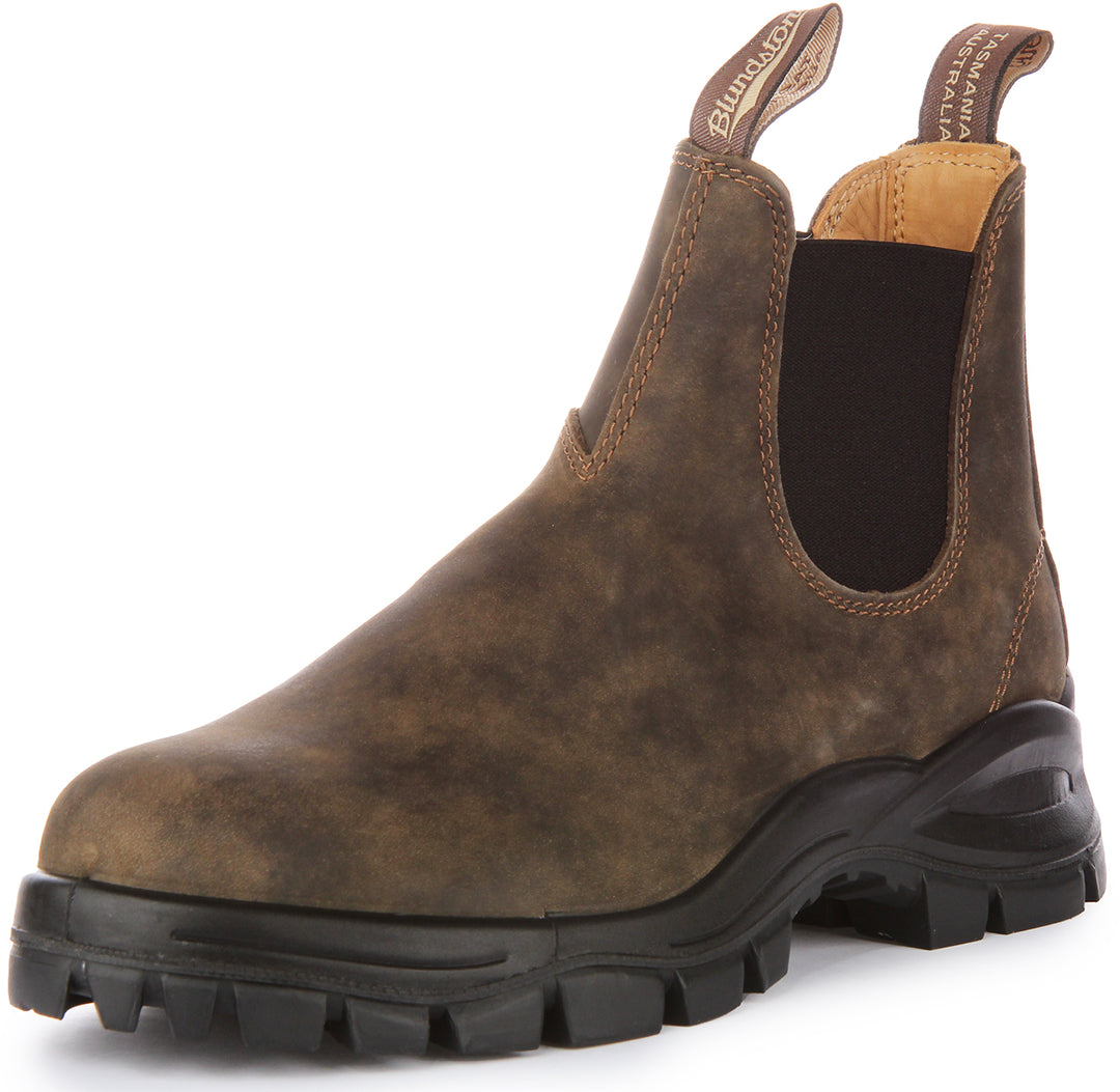 Blundstone 2239 Bota Chelsea de piel para hombre en marrón