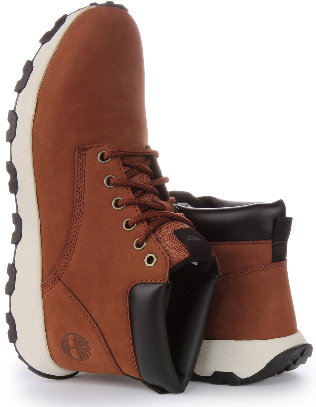 Timberland Winsor Park Bottes Chukka en cuir nubuck à lacets pour hommes en brun