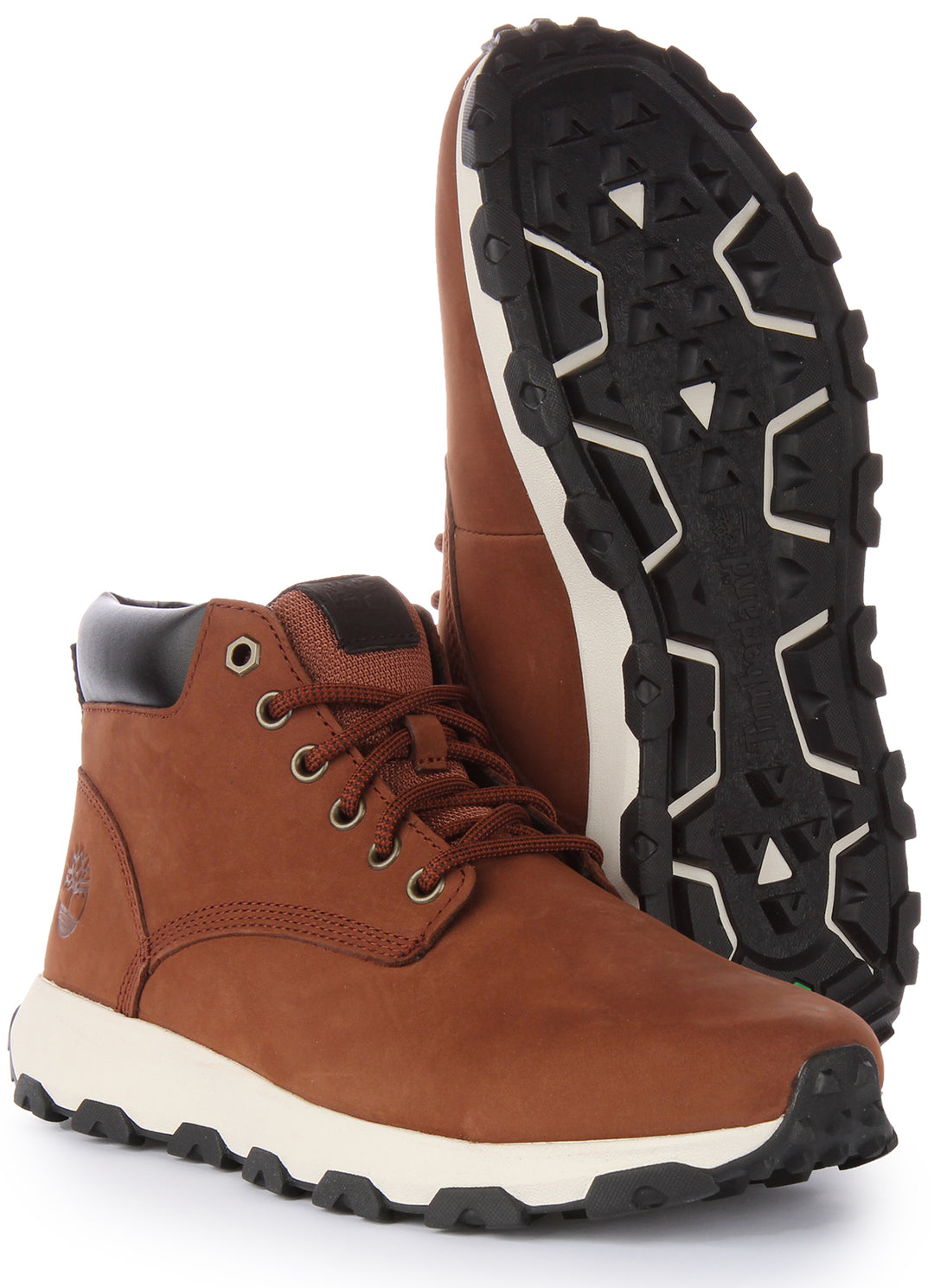 Timberland Winsor Park Bottes Chukka en cuir nubuck à lacets pour hommes en brun