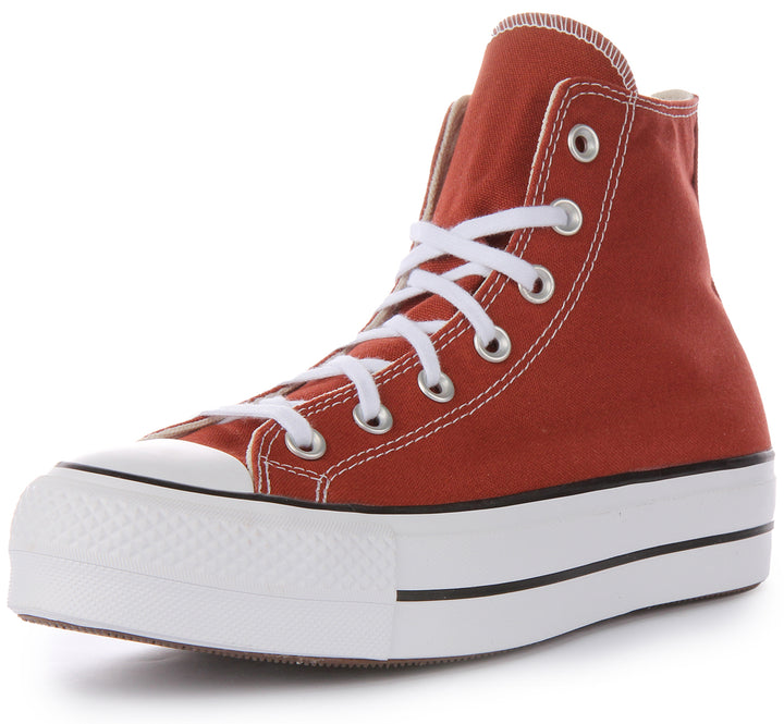 Converse A06896C All Star Lift In Spice Brown