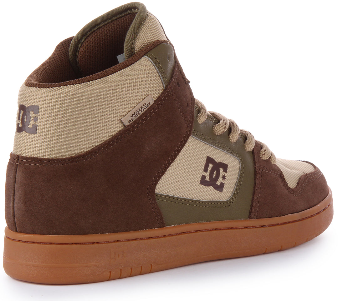 Dc Shoes Manteca 4 High WR In Brown For Men