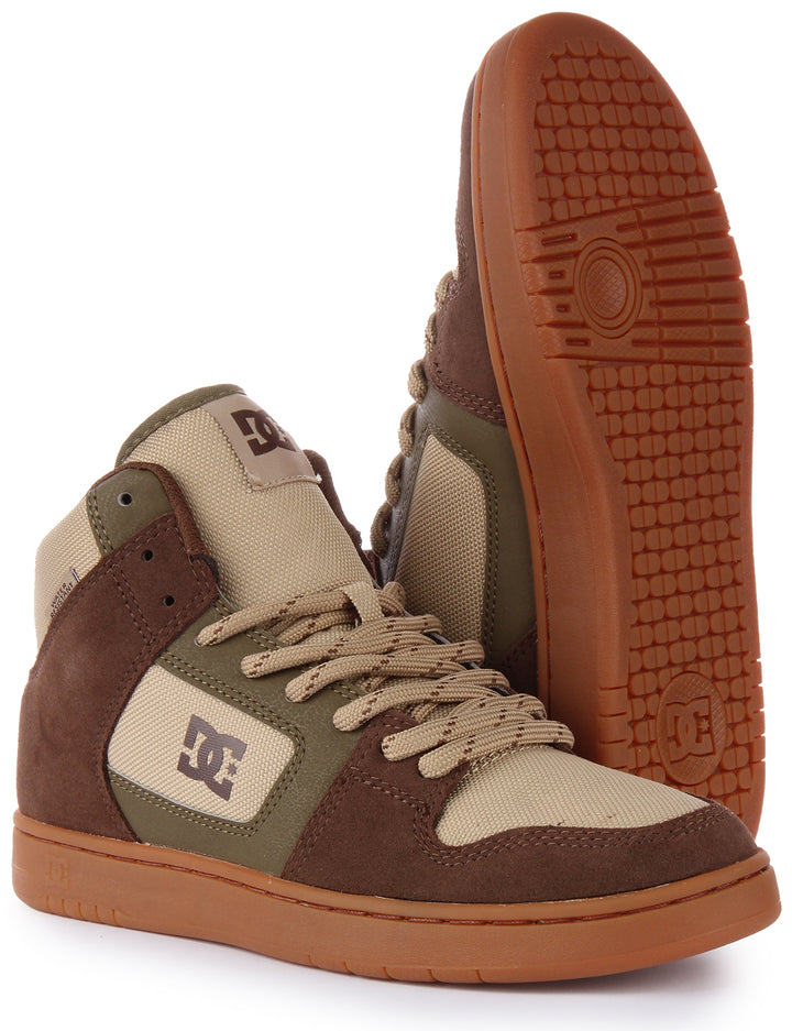 Dc Shoes Manteca 4 High WR In Brown For Men