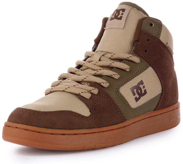 Dc Shoes Manteca 4 High WR In Brown For Men