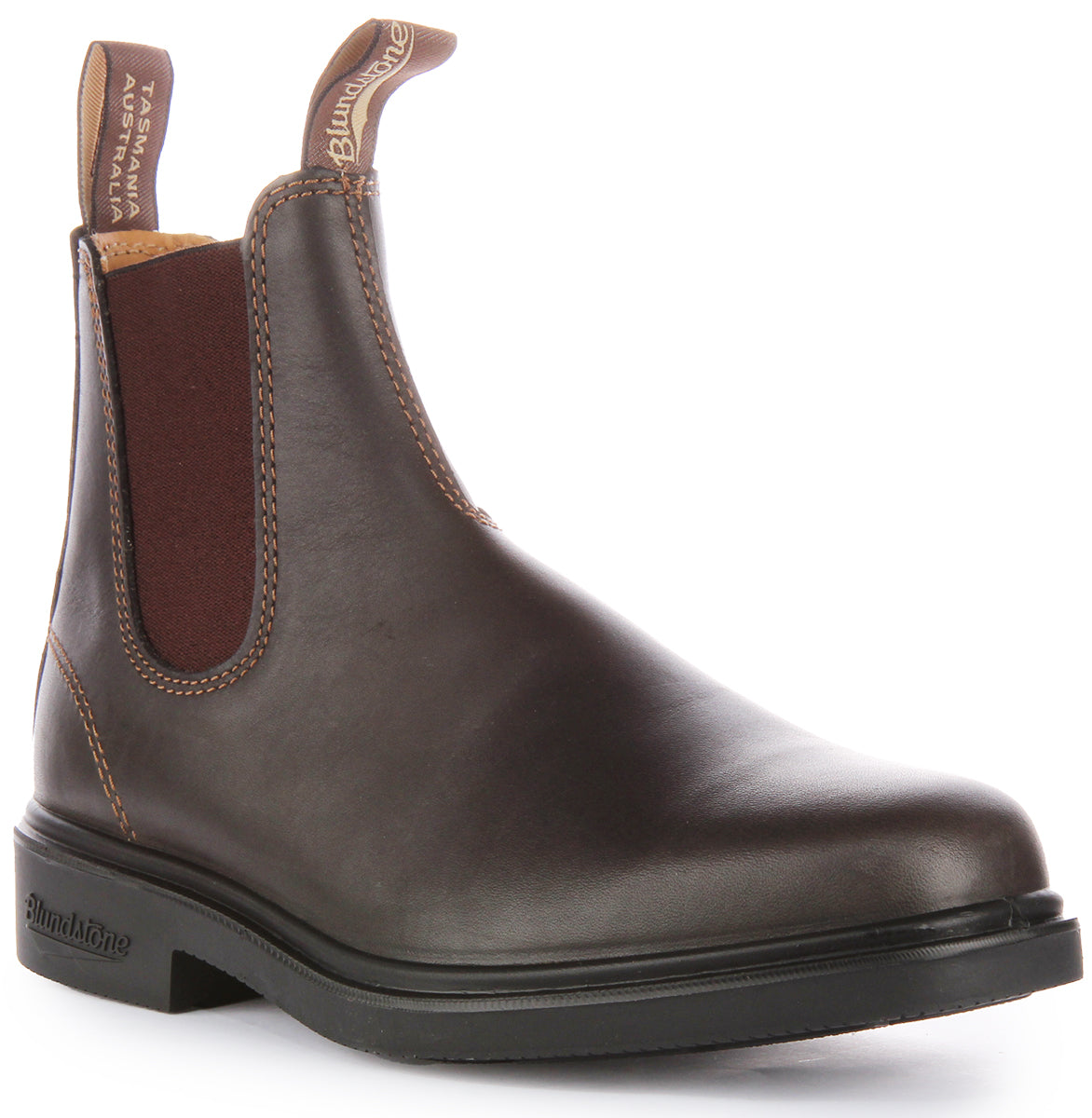 Blundstone Dress 067 Bota chelsea de piel impermeable para en marr n