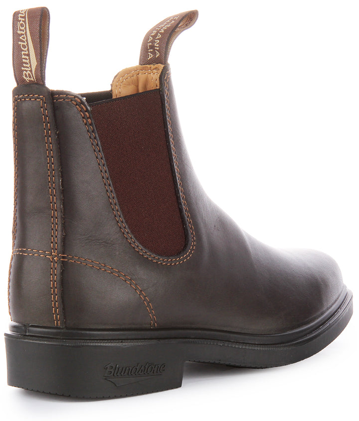 Blundstone Dress 067 Bota chelsea de piel impermeable para en marrón