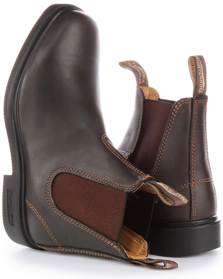 Blundstone Dress 067 Bota chelsea de piel impermeable para en marrón