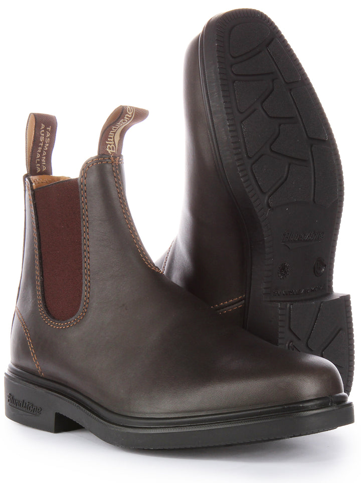 Blundstone Dress 067 Bota chelsea de piel impermeable para en marrón