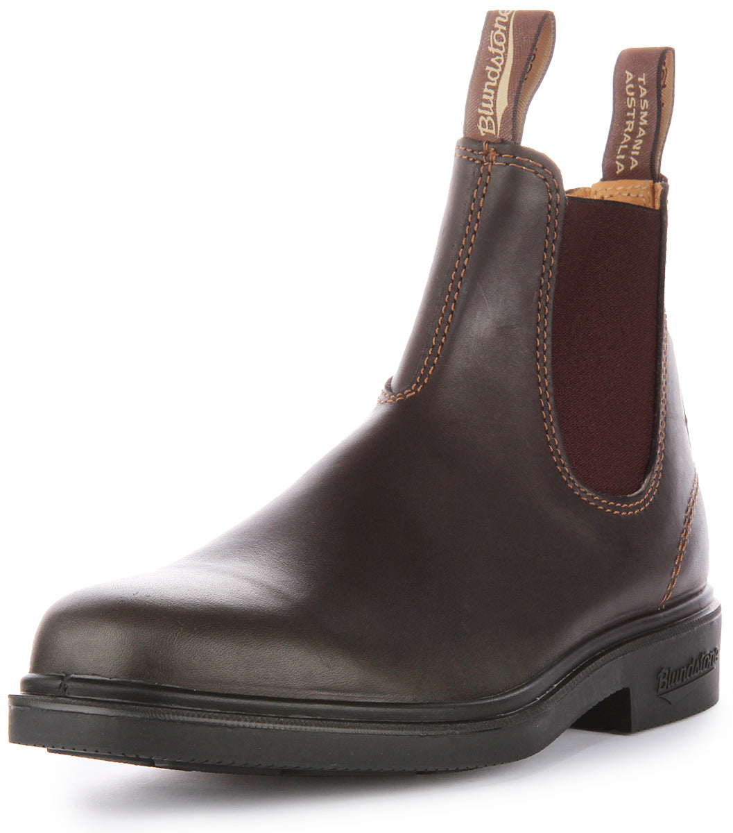 Blundstone Dress 067 Bota chelsea de piel impermeable para en marrón