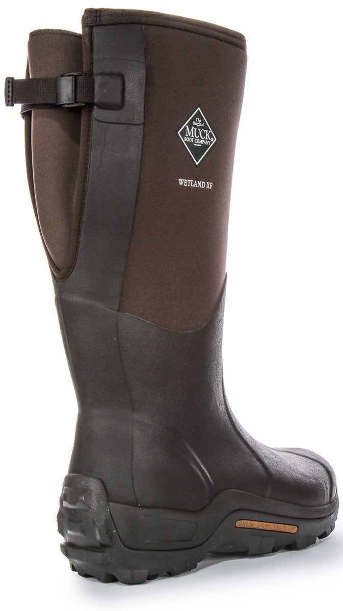Muck Wetland XF In Brown For Men Outdoor Wide Calf Boots