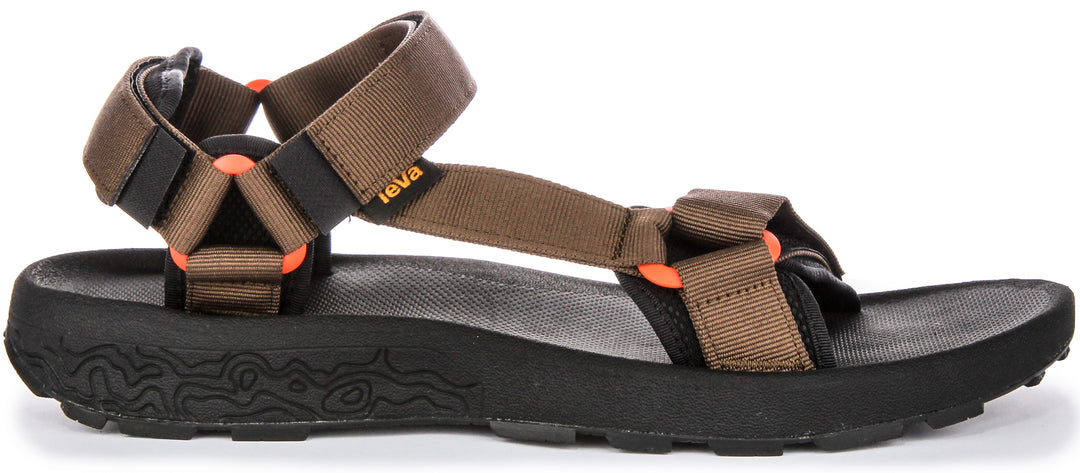 Teva M Hydratrek Sandali da Uomo Vegan con Top Soles Grippy e Design Hiking in Marrone