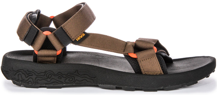 Teva M Hydratrek Sandali da Uomo Vegan con Top Soles Grippy e Design Hiking in Marrone