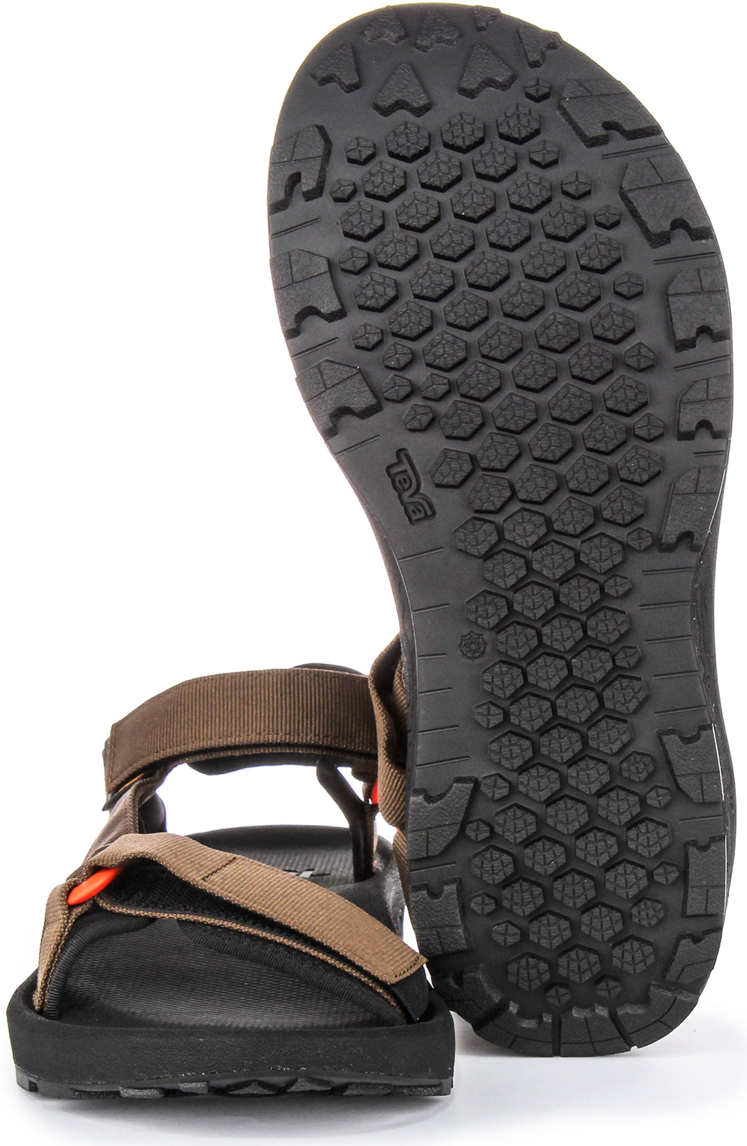 Teva M Hydratrek Sandali da Uomo Vegan con Top Soles Grippy e Design Hiking in Marrone