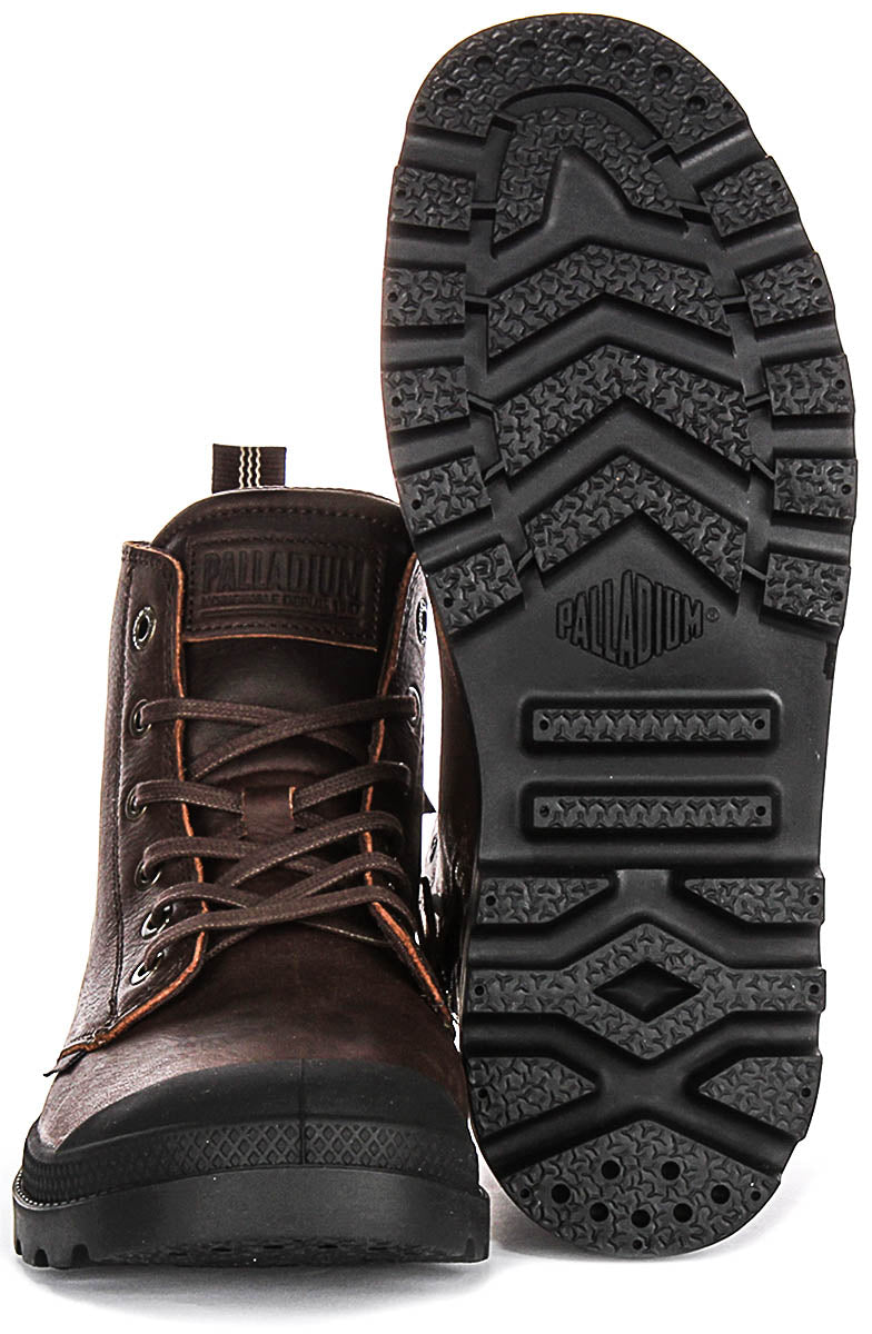 Palladium Boots Pampa Zip leather brown au meilleur prix sur Palladium Boots Pampa Zip leather brown au meilleur prix sur
