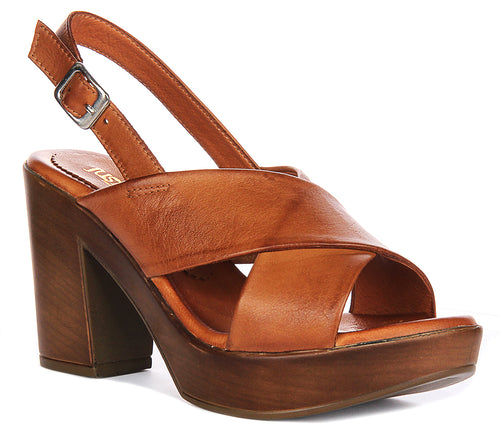 Justinreess England Enya In Brown For Women