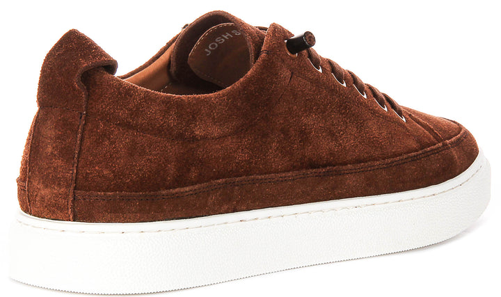 Justinreess England Josh Suede In Brown For Men