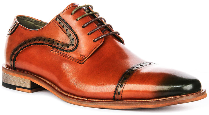 Justinreess England Jenson In Brown Green For Men