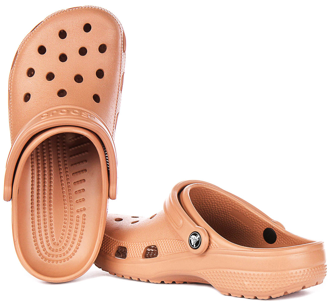 Crocs Classic Clog In Light Brown