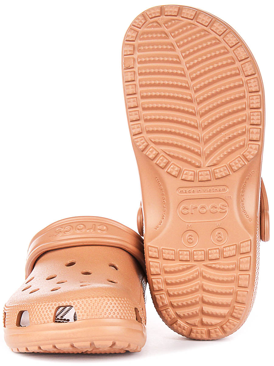 Crocs Classic Clog In Light Brown