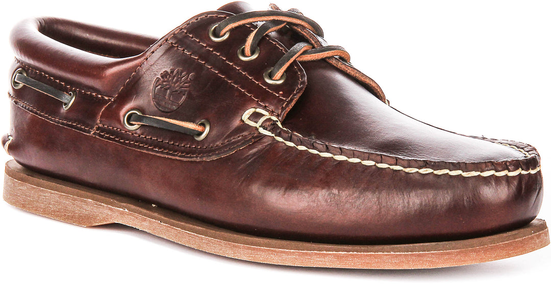 Timberland 176015 3 eyelet Boat Shoes In Brown For Men