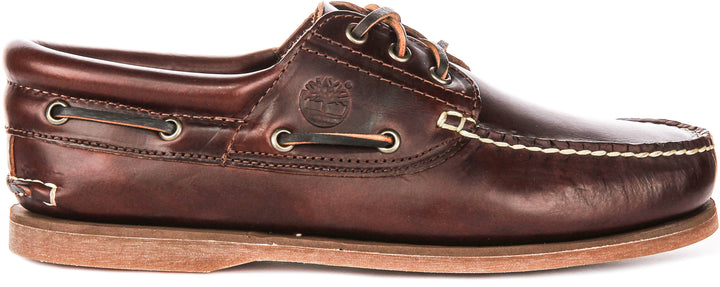 Timberland 176015 3 eyelet Boat Shoes In Brown For Men