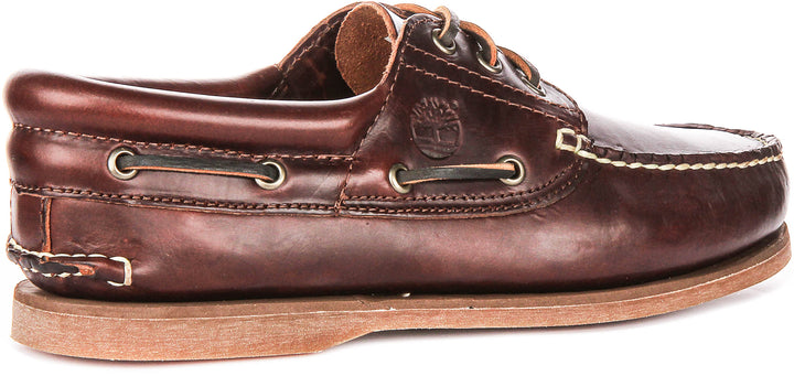 Timberland 176015 3 eyelet Boat Shoes In Brown For Men