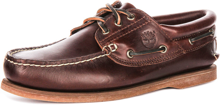 Timberland 176015 3 eyelet Boat Shoes In Brown For Men