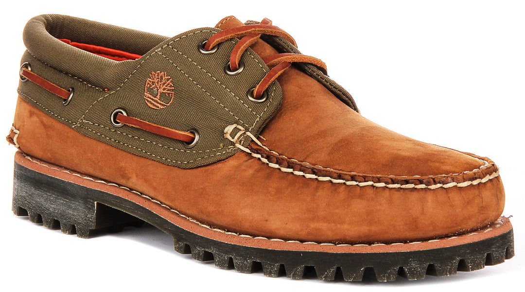 Timberland A6DXW Rugged Boat Shoes in Brown For Men