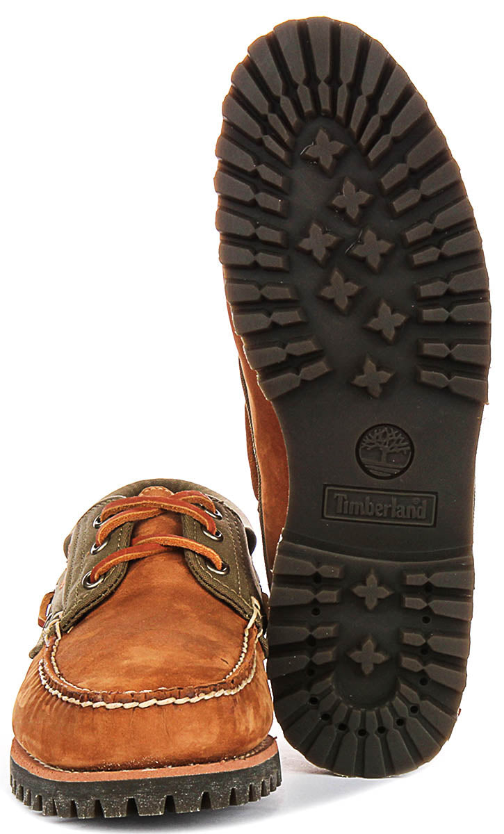 Timberland A6DXW Rugged Boat Shoes in Brown For Men