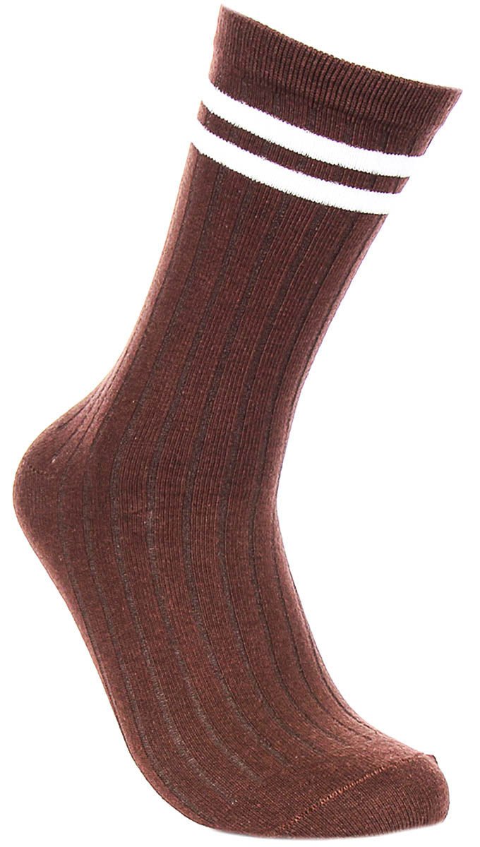 Justinreess England 2P Stripe M In Brown For Men
