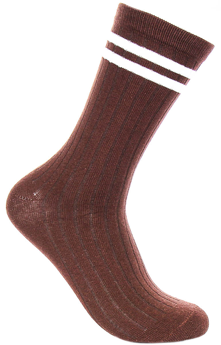 Justinreess England 2P Stripe M In Brown For Men