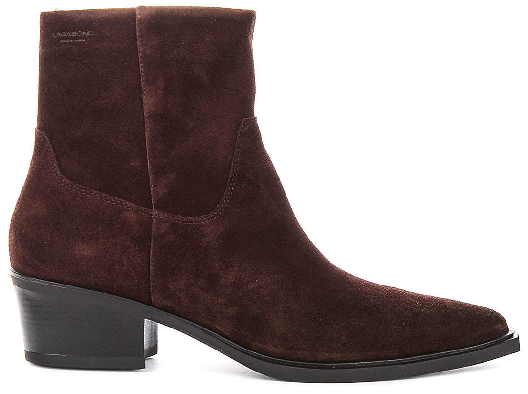 Vagabond Kelsey In Brown Suede For Women
