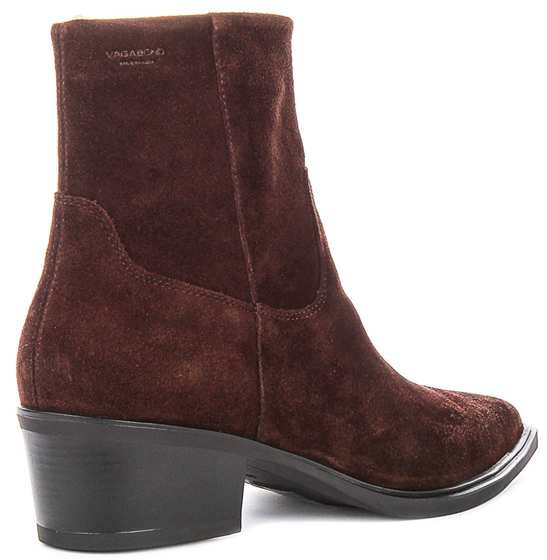 Vagabond Kelsey In Brown Suede For Women