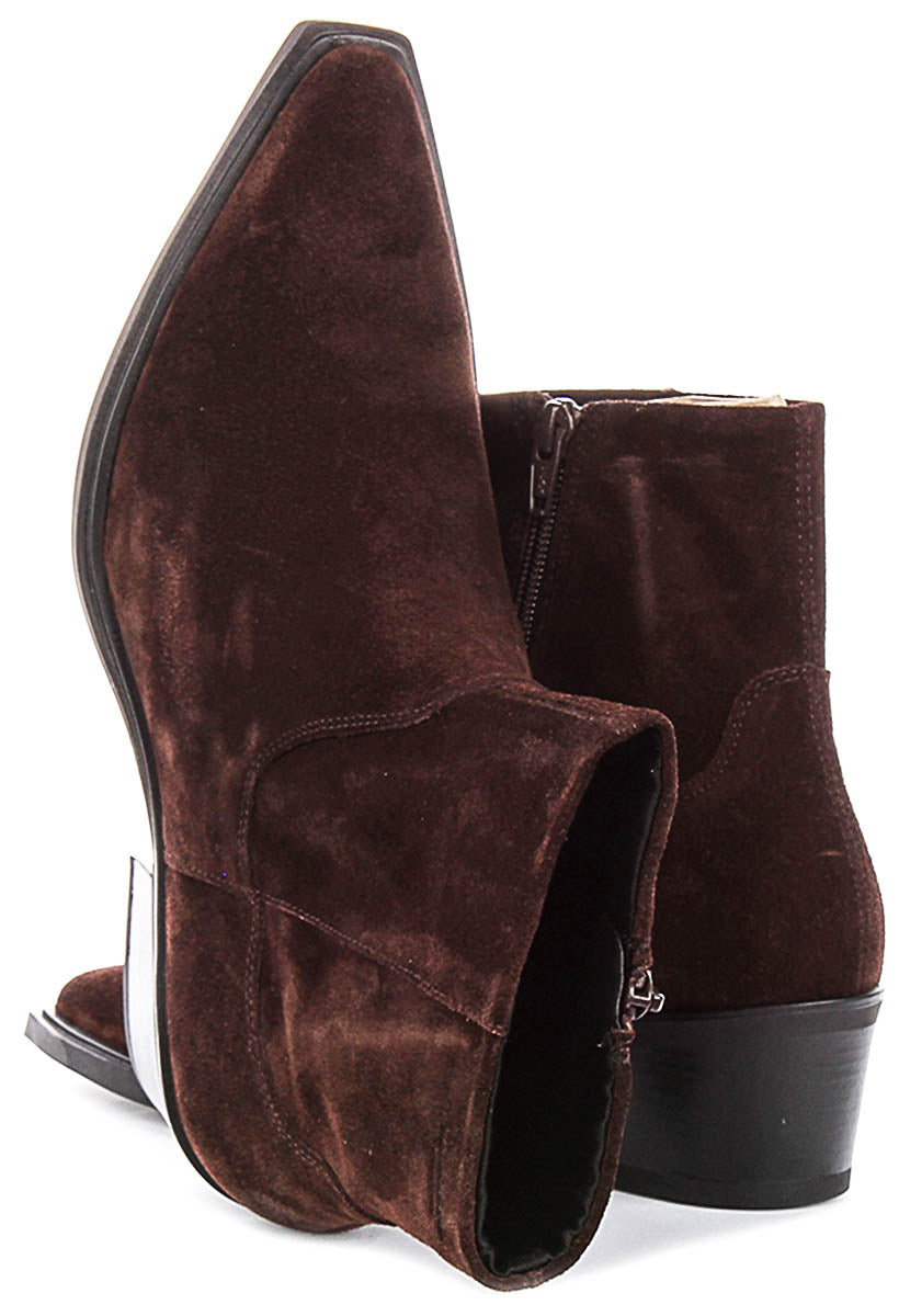 Vagabond Kelsey In Brown Suede For Women