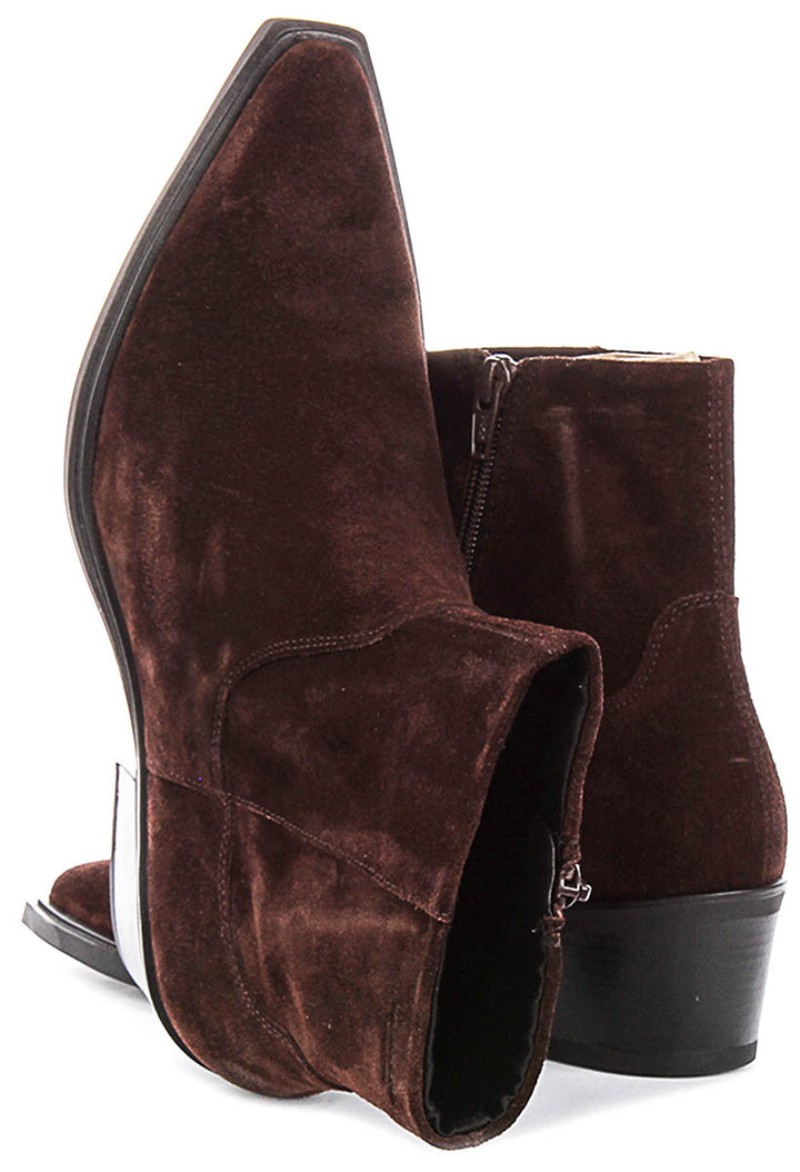 Vagabond Kelsey In Brown Suede For Women