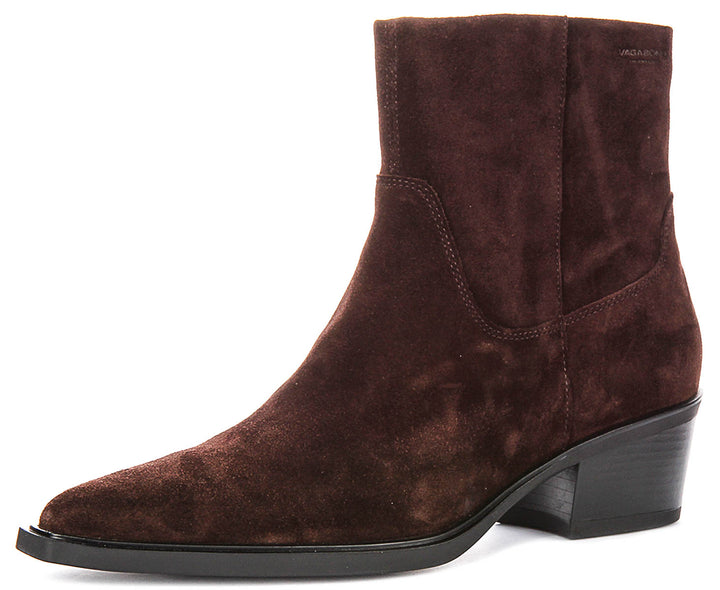 Vagabond Kelsey In Brown Suede For Women