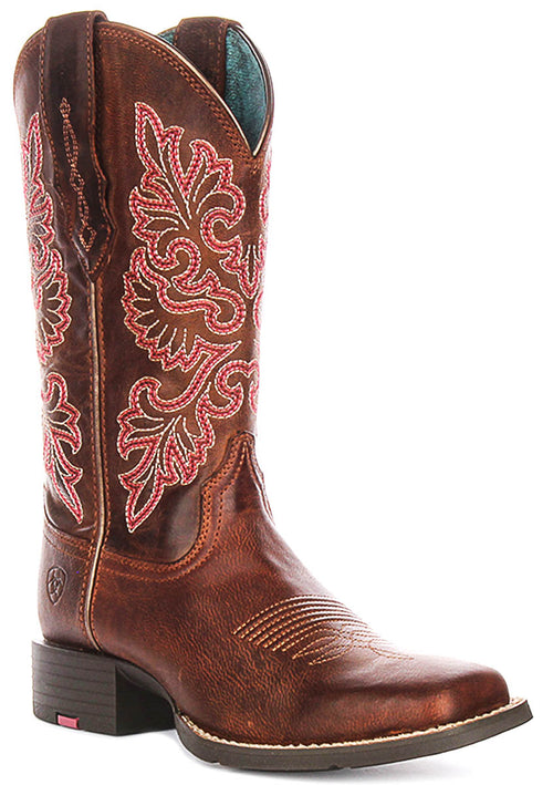 Ariat Round Up Stretch In Brown For Women
